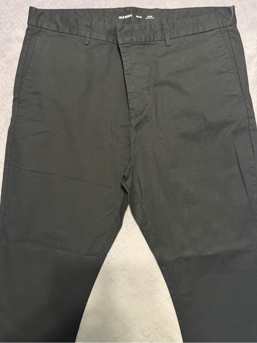 Old Navy Men's Black Chino Pants - Straight Fit
